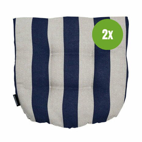 Wicker Flex ca.46x46cm Amora blue 2 stuks