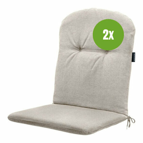 Kuip hoog ca.96x45cm Panama blend 2 stuks