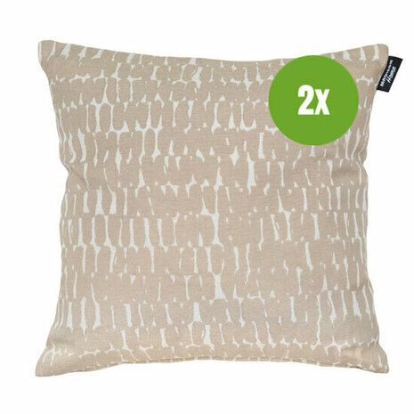 Sierkussen ca.45x45cm Lilly natural