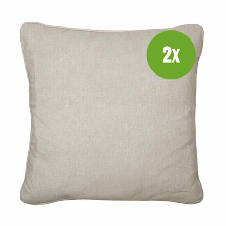 Sierkussen paspel ca.60x60cm Panama blend