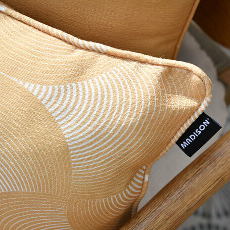 Zitje universeel rits ca.40x40cm O WR Napels rondo mustard