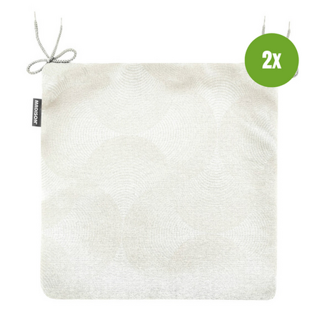 Zitje universeel rits ca.40x40cm Outd WR Napels rondo sand