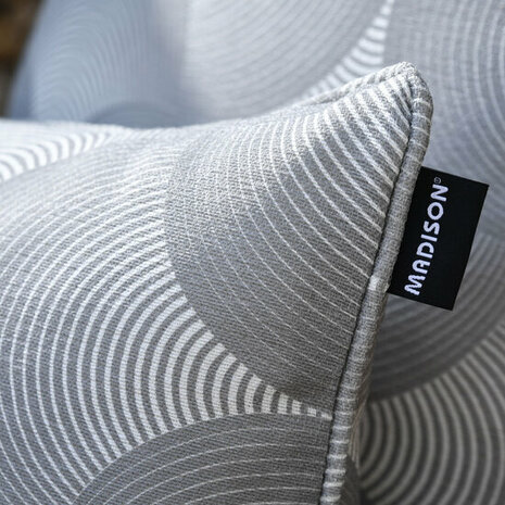 Zitje universeel rits ca.40x40cm Outd WR Napels rondo grey