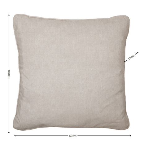 Sierkussen paspel ca.60x60cm Panama blend