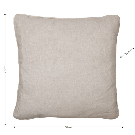 Sierkussen paspel ca.45x45cm Panama Blend 2 stuks