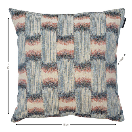 Sierkussen ca.45x45cm Camme&eacute; blue