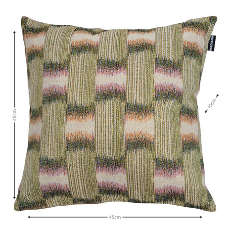 Sierkussen ca.45x45cm Camme&eacute; green