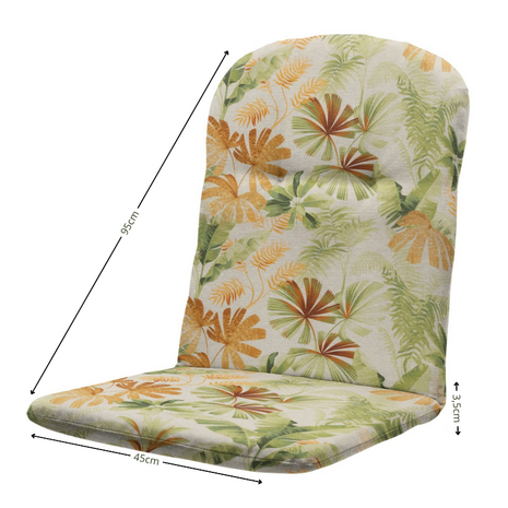 Kuip hoog ca.96x45cm Axel mocca 2 stuks