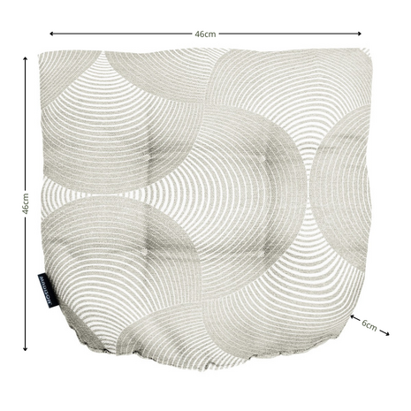 Wicker Flex ca.46x46cm Outdoor WR Napels rondo sand