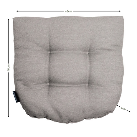 Wicker Flex ca.46x46cm Outdoor WR Napels taupe