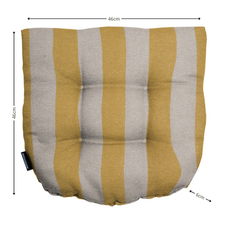 Wicker Flex ca.46x46cm Amora mustard 2 stuks