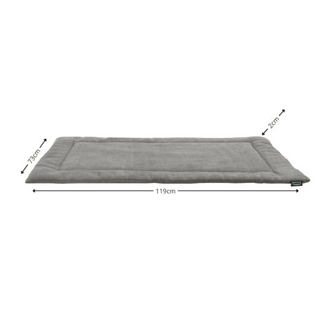 Hondenbench mat ca.119x73cm Lins grey