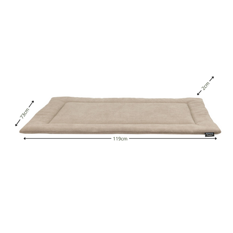 Hondenbench mat ca.119x73cm Lins taupe