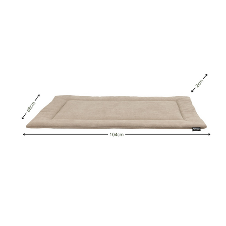 Hondenbench mat ca.104x68cm Lins taupe