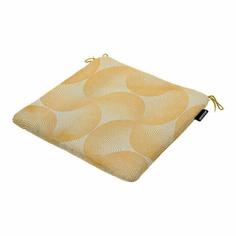 Zitje universeel rits ca.40x40cm O WR Napels rondo mustard