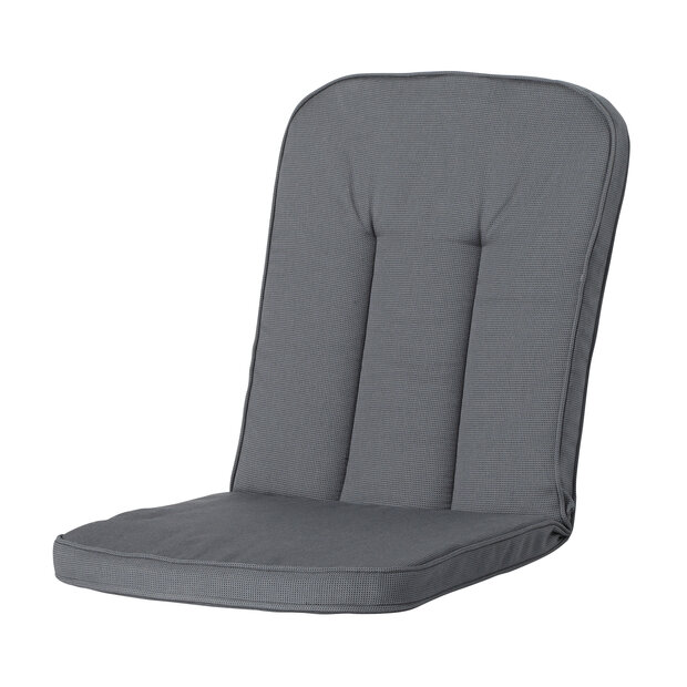 Carlo/Calvia/Kos ca.100x48cm Rib grey 2 stuks