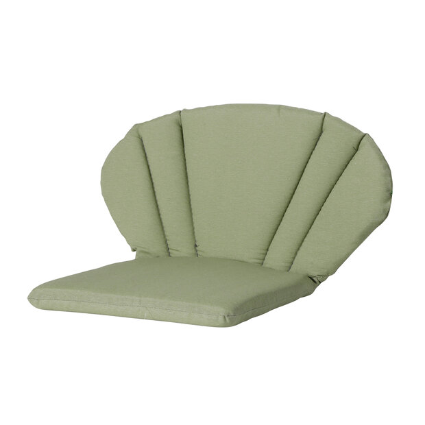 Elegance/Toledo stoelkussen ca.77x73cm Panama sage