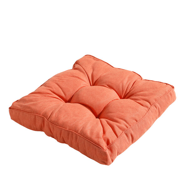 Florance kussen ca.47x47cm Panama flame orange 2 stuks