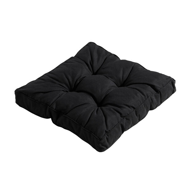 Florance kussen ca.47x47cm Panama black 2 stuks