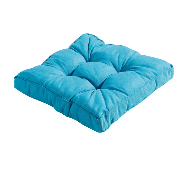 Florance kussen ca.47x47cm Panama aqua 2 stuks