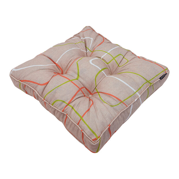 Florance kussen ca.47x47cm Joah terra 2 stuks