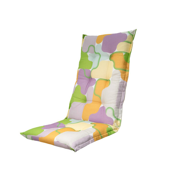 Kussen hoge rug ca.123x50cm Grafi lila 2 stuks