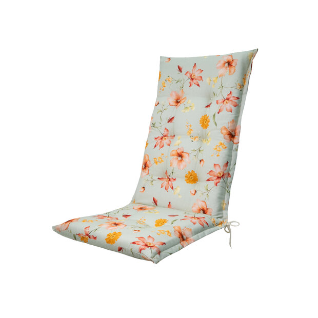 Kussen hoge rug ca.123x50cm Florina orange 2 stuks