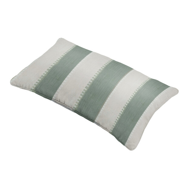 Sierkussen paspel ca.30x50cm Banda kaki 2 stuks