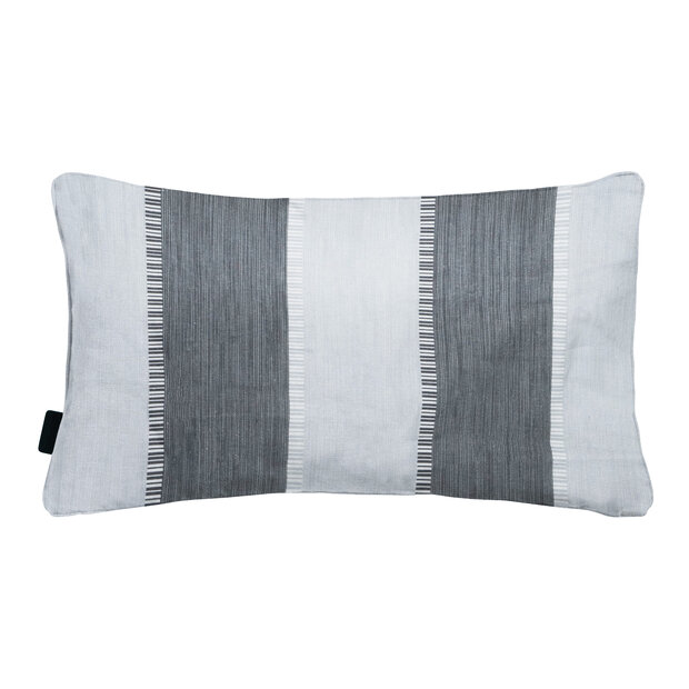 Sierkussen paspel ca.30x50cm Banda grey 2 stuks