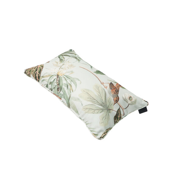 Sierkussen paspel ca.30x50cm Outdoor+ Grasse green 2 stuks