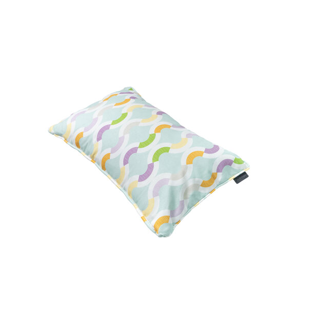 Sierkussen paspel ca.30x50cm Outdoor+ Trivia mint 2 stuks