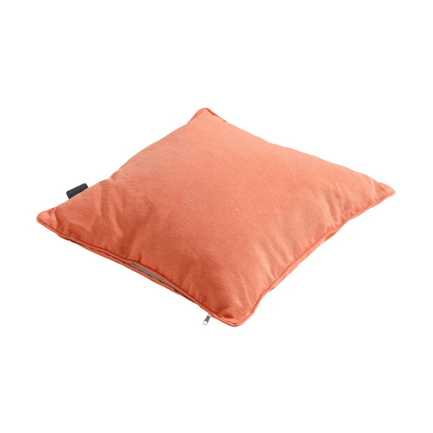 Sierkussen paspel ca.45x45cm Panama flame orange 2 stuks