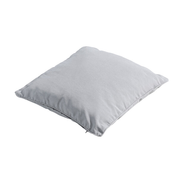 Sierkussen paspel ca.60x60cm Panama light grey 2 stuks