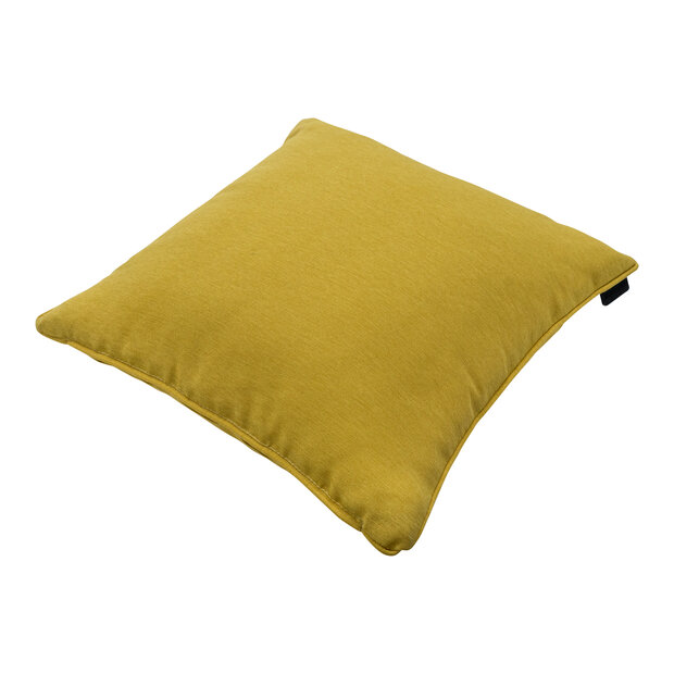 Sierkussen paspel ca.60x60cm Panama mustard 2 stuks