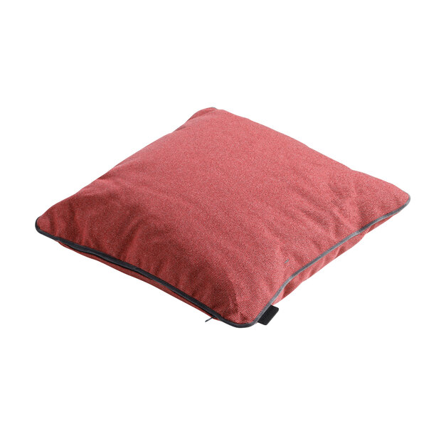 Sierkussen paspel ca.45x45cm Outdoor Manchester red 2 stuks