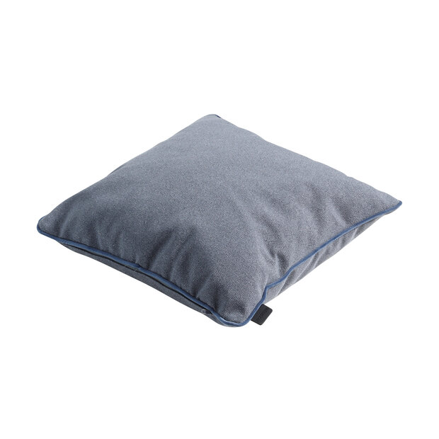 Sierkussen paspel ca.45x45cm Outdoor Manchester denim grey 2 stuks