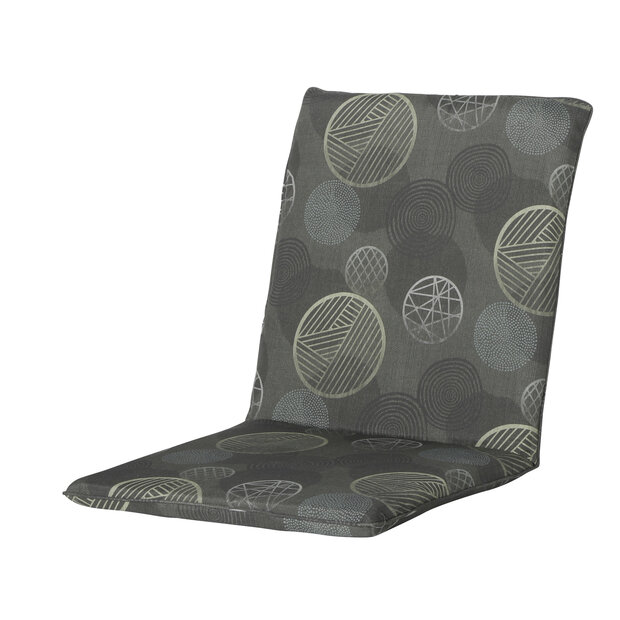 Stapelstoel kussen ca.97x49cm Circle green 2 stuks