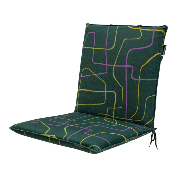 Stapelstoel kussen ca.97x49cm Joah green 2 stuks