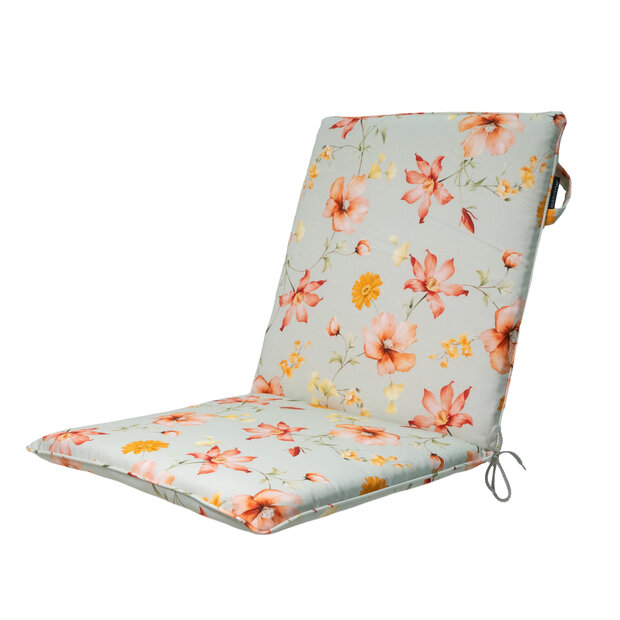 Stapelstoel kussen ca.97x49cm Florina orange 2 stuks