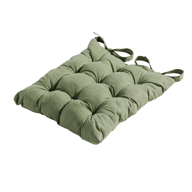 Toscane kussen ca.46x46cm Basic green 2 stuks