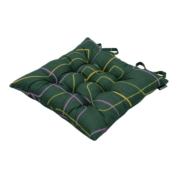 Toscane kussen ca.46x46cm Joah green 2 stuks