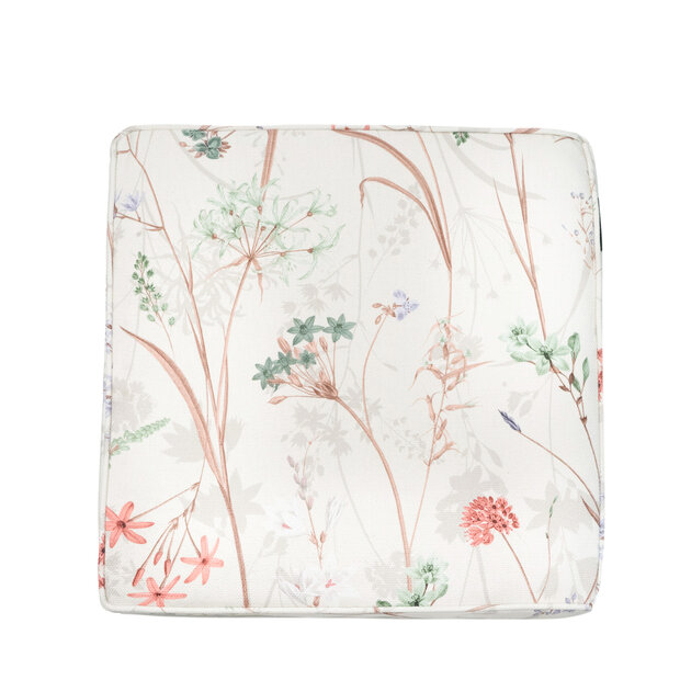 Luxe zitkussen ca.40x40cm Donna natural canvas eco+ 2 stuks