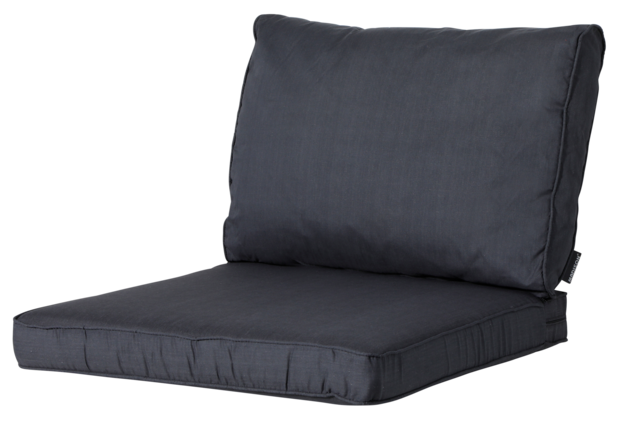 Loungekussen Luxe set Basic Black 73x73cm + 73x43cm