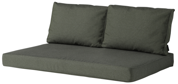 Lounge palletkussen set 120x80cm + rugkussens (Outdoor Manchester Green) - Madison