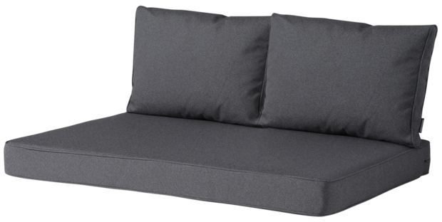 Lounge palletkussen set 120x80cm + rugkussens (Outdoor Manchester Grey) - Madison