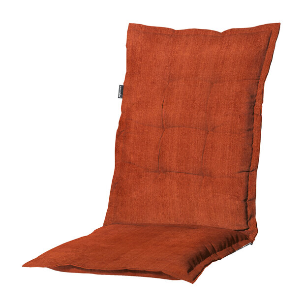 Kussen lage rug ca.105x50cm Basic terra 2 stuks