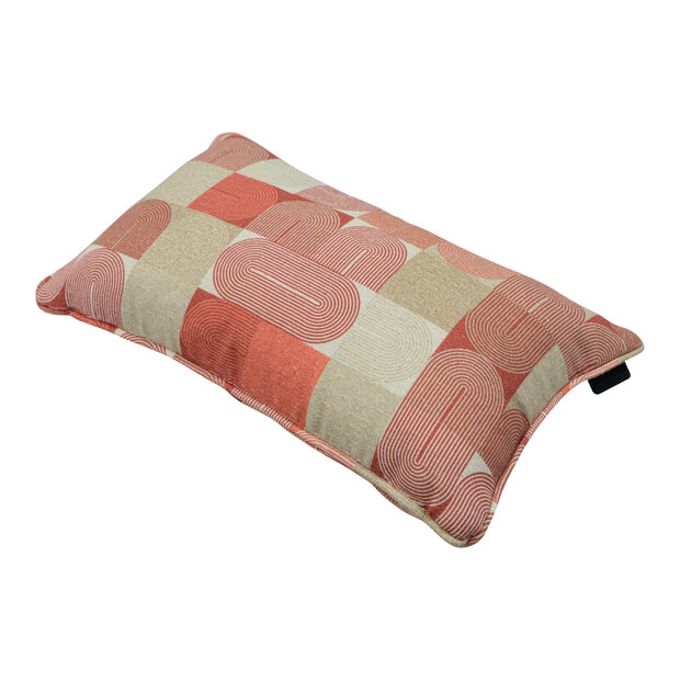 Sierkussen paspel ca.30x50cm Outdoor WR Jacky terra 2 stuks