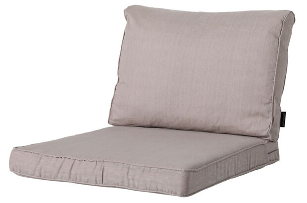 4 SETS Luxe Loungekussens Basic Taupe | 60x60cm + 60x43cm