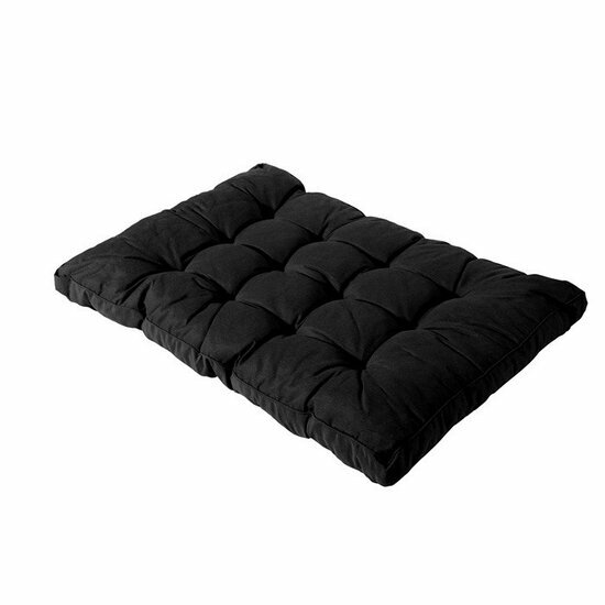 Florance zit ca.120x80cm Basic black 2 stuks