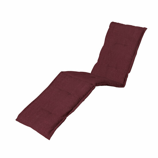 Ligbedkussen ca.200x65cm Panama bordeaux